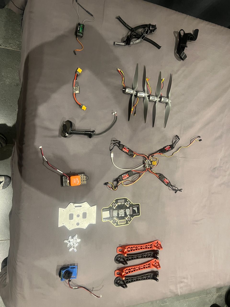 Drone Parts Layout